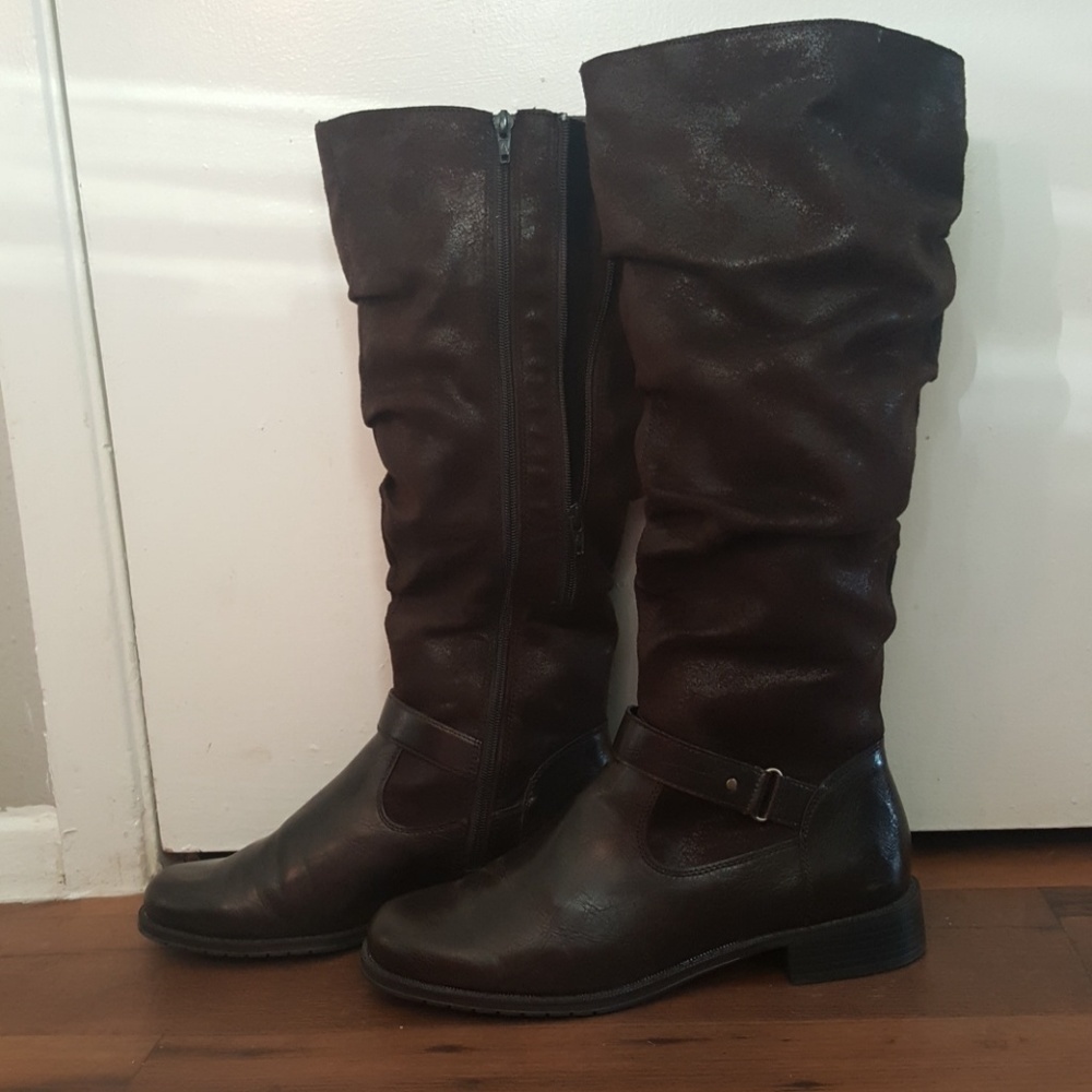 A2 Aerosoles Ride With Me tall boot Wide Calf